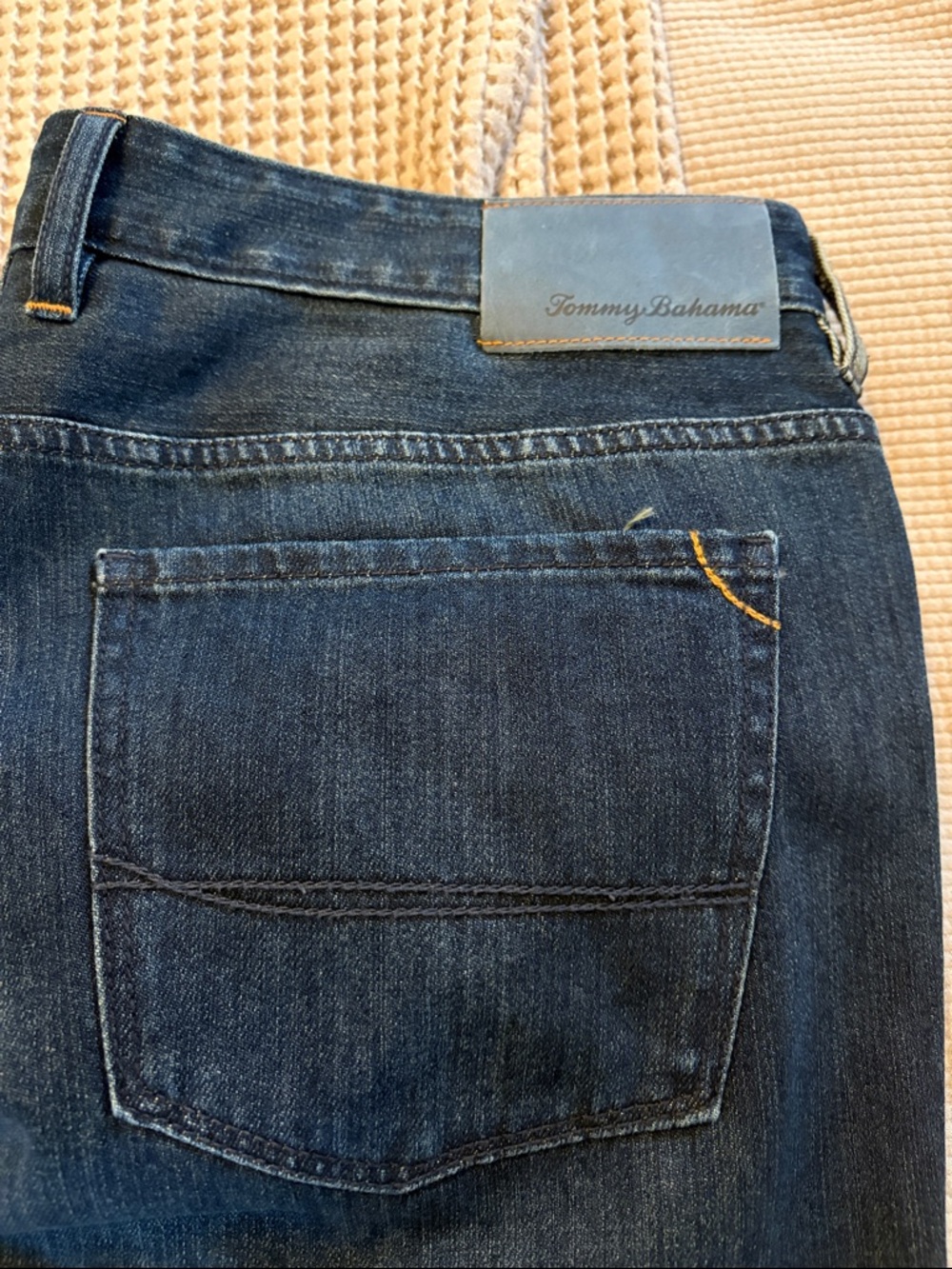 Tommy Bahama Men’s Dark Blue Denim Jeans Size 34/30 NWOT